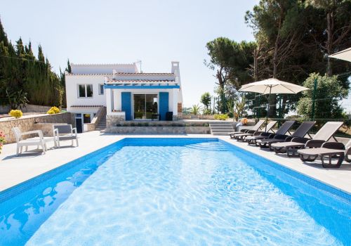 Casa Azulino: Casa de vacaciones con piscina