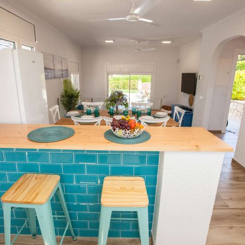 Take a seat at the counter for a quick snack or coffee