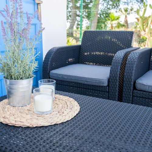 Stylish outdoor furniture for the evening aperitif